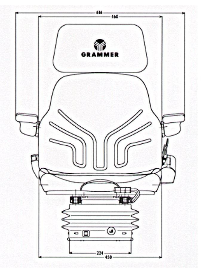 Traktorsitz Grammer Compacto L